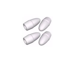 Kit com 4 Borrachas Ponteira Branca para Lápis da Mercur