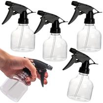 Kit com 4 Borrifador Spray Névoa 250ml Pulverizador Salão Cabeleireiro Barbeiro Manicure Profissional