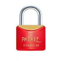 Kit com 4 cadeados Papaiz 40 MM Vermelho KA1 Kit com 4 cadeados Papaiz 40 MM Vermelho KA1