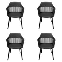 Kit com 4 Cadeiras Mena para Sala de Jantar Kit com 4 Cadeiras Mena para Sala de Jantar