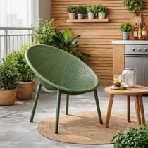 Kit com 4 Cadeiras para Jardim e Área Externa Drops Verde