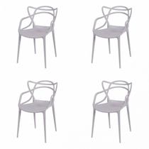 Kit com 4 Cadeiras para Sala de de Jantar Solna
