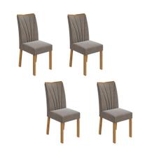 Kit com 4 Cadeiras para Sala de Jantar Apogeu Kit com 4 Cadeiras para Sala de Jantar Apogeu