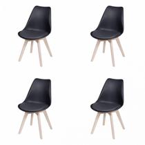 Kit com 4 Cadeiras para Sala de Jantar Joly Kit com 4 Cadeiras para Sala de Jantar Joly