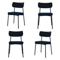 Kit com 4 Cadeiras para Sala de Jantar Mona Yescasa
