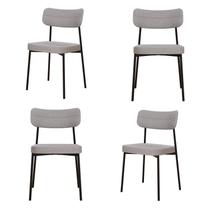 Kit com 4 Cadeiras para Sala de Jantar Mona Yescasa