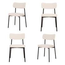 Kit com 4 Cadeiras para Sala de Jantar Mona Yescasa