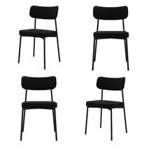 Kit com 4 Cadeiras para Sala de Jantar Mona Yescasa