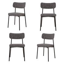 Kit com 4 Cadeiras para Sala de Jantar Mona Yescasa