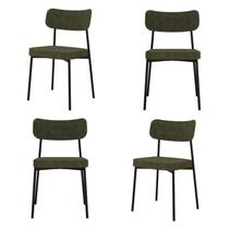 Kit com 4 Cadeiras para Sala de Jantar Mona Yescasa Kit com 4 Cadeiras para Sala de Jantar Mona Yescasa