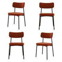 Kit com 4 Cadeiras para Sala de Jantar Mona Yescasa