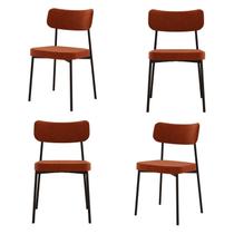 Kit com 4 Cadeiras para Sala de Jantar Mona Yescasa