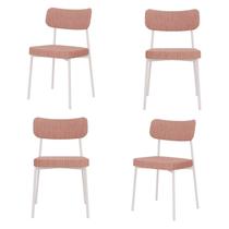 Kit com 4 Cadeiras para Sala de Jantar Mona Yescasa Kit com 4 Cadeiras para Sala de Jantar Mona Yescasa