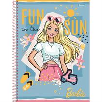 Kit com 4 Cadernos 01x1 Capa Dura Barbie 80 Folhas - Foroni