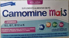 Kit com 4 caixas de camomine baby 20 cápsulas - arte nativa