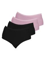 Kit com 4 Calcinhas Alta Dilady 203203 Plus Size Kit com 4 Calcinhas Alta Dilady 203203 Plus Size