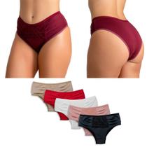 Kit com 4 Calcinhas Conforto Para Senhora Tangão Grande Tamanhos M, G e GG Vera 400