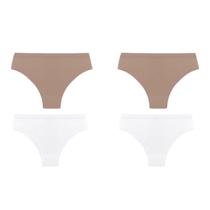 Kit com 4 calcinhas cós alto Trifil Ref.: 1971