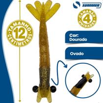 Kit Com 4 Camarão Artificial para Pesca Várias Cores 12cm Kit Com 4 Camarão Artificial para Pesca Várias Cores 12cm