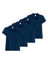 Kit com 4 Camisetas Feminina Polo Malwee 1000004504