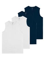 Kit com 4 Camisetas Masculina Regata Malwee 1000004421