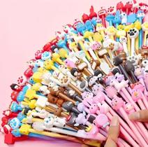 Kit com 4 canetas fofas de Gel aleatórias
