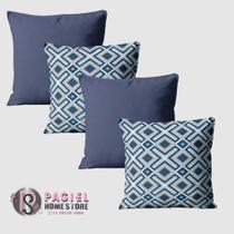 Kit Com 4 Capas de almofada 40cmx40cm Kit Com 4 Capas de almofada 40cmx40cm