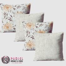 Kit Com 4 Capas de almofada 40cmx40cm Kit Com 4 Capas de almofada 40cmx40cm