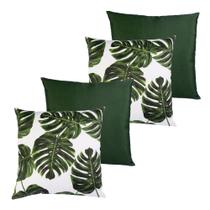 Kit com 4 capas de almofadas 45x45 costela de adão Kit com 4 capas de almofadas 45x45 costela de adão