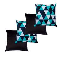 Kit com 4 capas de almofadas 45x45 tifanny Kit com 4 capas de almofadas 45x45 tifanny
