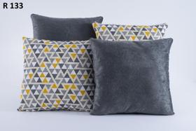 kit com 4 capas de almofadas decorativas 133 wellus enxovais
