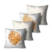 Kit Com 4 Capas de Almofadas Mdecore 45x45 Alta Definição