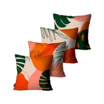 Kit Com 4 Capas de Almofadas Mdecore 45x45