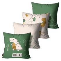 Kit com 4 Capas de Almofadas Mdecore Infantil 45x45