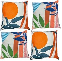 Kit com 4 capas de almofadas Tokyo Design 45x45cm em poliéster Coleção Marimar (cód. M-2244)