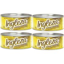 Kit Com 4 Ceras Em Pasta Ingleza 400G Amarelo Kit Com 4 Ceras Em Pasta Ingleza 400G Amarelo