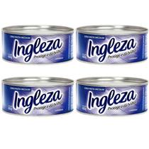 Kit Com 4 Ceras Em Pasta Ingleza 400G Incolor