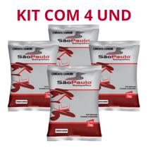 Kit com 4 Cimento Comum Cinza Saco 1kg Sampaflex
