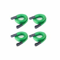 Kit com 4 Cinta de Elevação De Carga 1 Metro x 2 Toneladas - Verde - JST Kit com 4 Cinta de Elevação De Carga 1 Metro x 2 Toneladas - Verde - JST