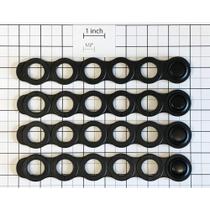 Kit com 4 cintas elásticas de borracha para suporte de bicicleta, 5 furos, preto Kit com 4 cintas elásticas de borracha para suporte de bicicleta, 5 furos, preto
