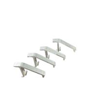 KIT COM 4 CLIP PRATA SUPORTE PRESILHA GRADE EXPOSITOR IMBERA 2,3x8mmx4CM