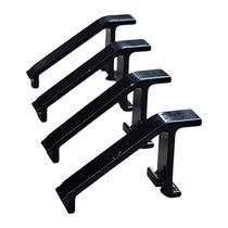 Kit com 4 clip preto suporte presilha grade expositor imbera