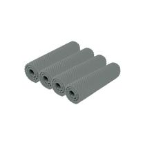 Kit Com 4 Colchonetes Pillow Top Gomos Massageadores D33 185x85x4cm