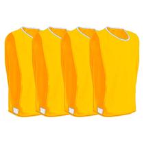 Kit com 4 Coletes Juvenil 7 a 13 anos Colete de Futebol Esportivo Dry