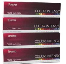 Kit com 4 Coloração Color Intensy Proteína da Seda 0.6 Vermelho Intensificador- Amend