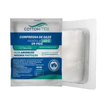 Kit com 4 Compressa Gaze 7,5cm x7,5 cm 09 Fios com 500 gazes