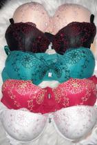 Kit com 4 conjuntos sutian e calcinha sensual