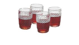 Kit com 4 Copos de Aperitivo 120ml em Vidro ( 13760 )
