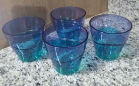 Kit com 4 Copos Elegancia 290 ml Cores