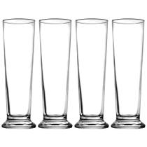 Kit com 4 Copos P/ Cerveja Chopp 250ml Vidro Drink Bar Refrigerante
